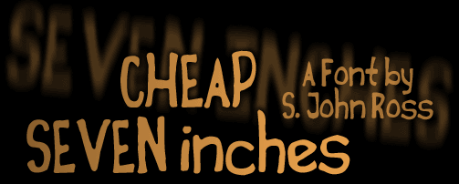 Cheap Seven Inches字体 1