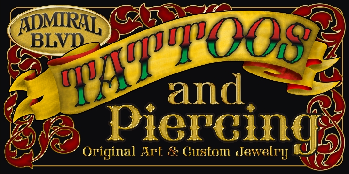 FHA Mod Tuscan Roman NCV字体 6