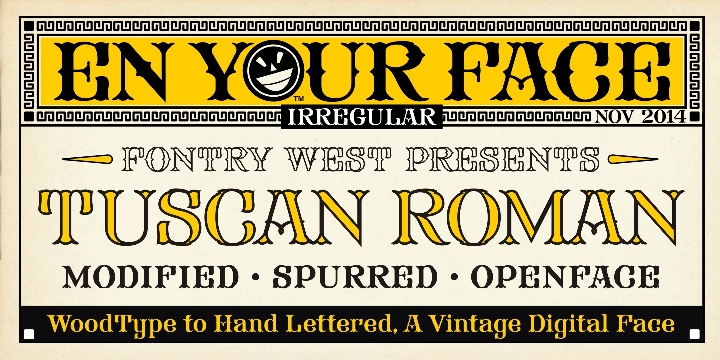 FHA Mod Tuscan Roman NCV字体 7