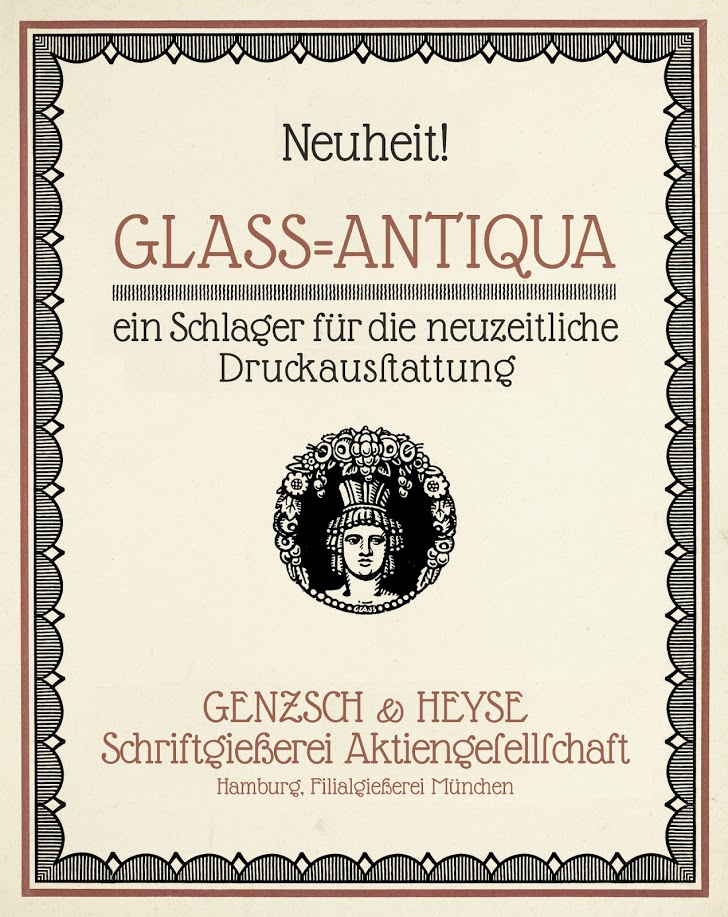 Glass Antiqua字体 1