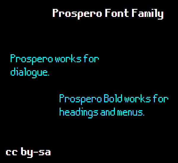 Prospero NBP字体 1