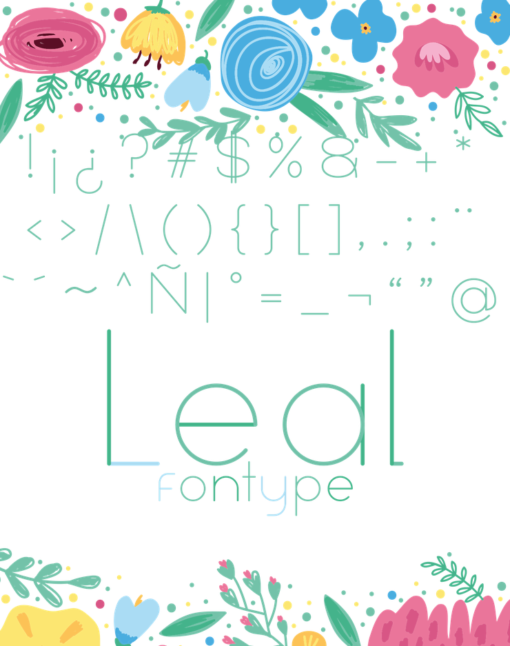 Leal字体 2