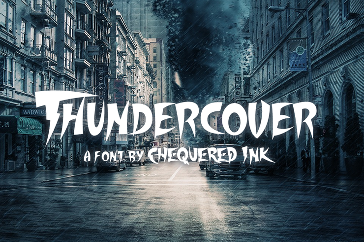 Thundercover字体 1