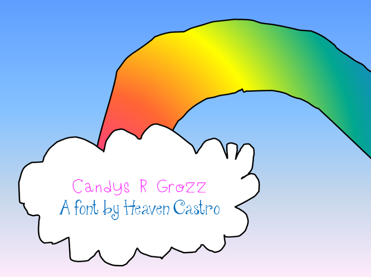 Candys R Grozz字体 1