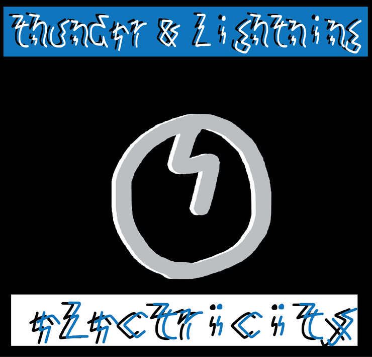 thunder and lightning字体 1