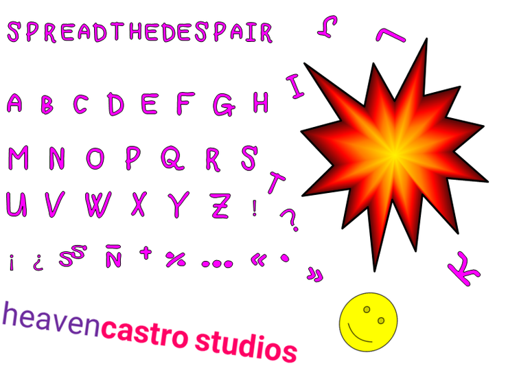 Spreadthedespair字体 1