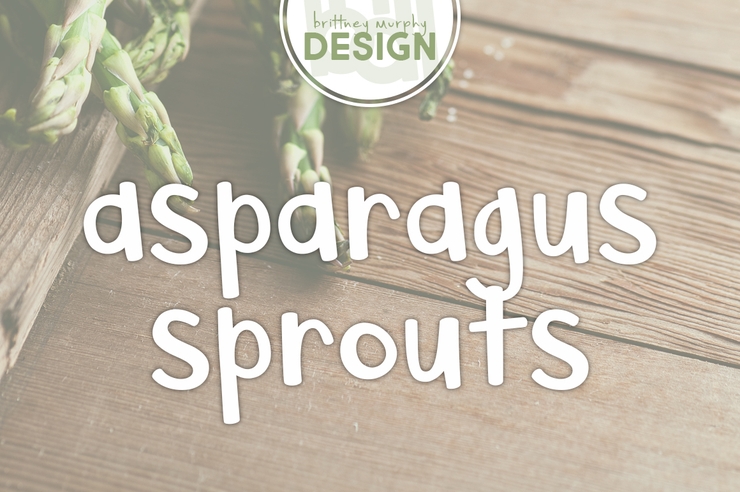 Asparagus Sprouts字体 2