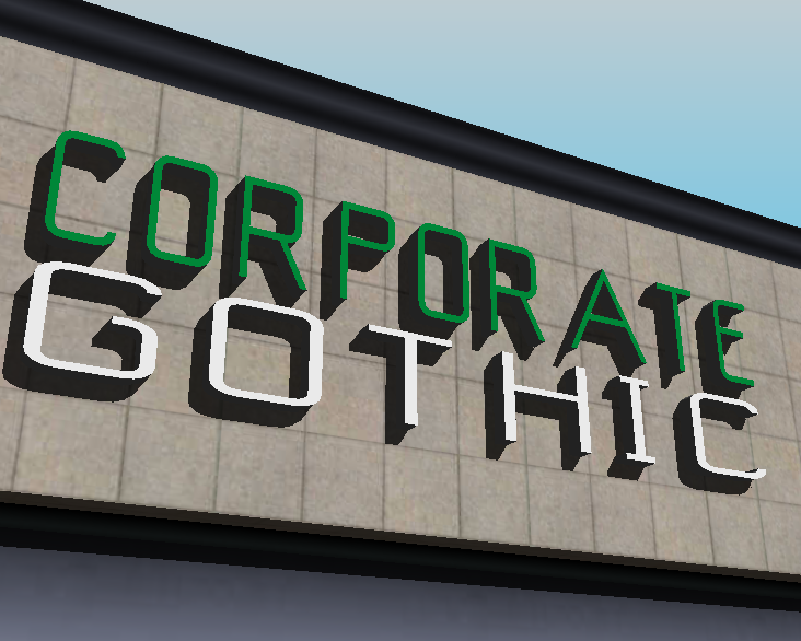 Corporate Gothic NBP字体 2