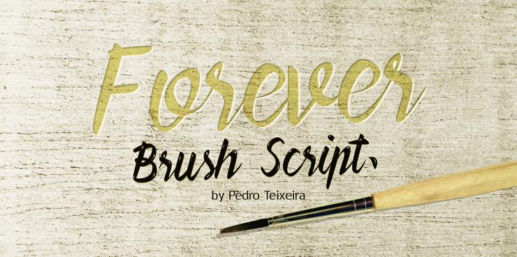 Forever Brush Script字体 5