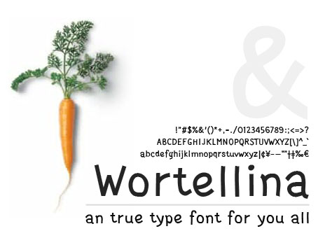 Wortellina字体 1