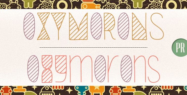 Oxymorons字体 2