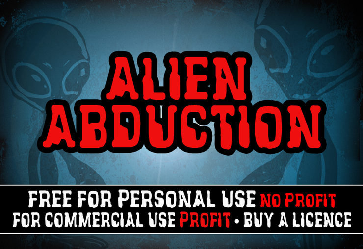 CF Alien Abduction字体 1