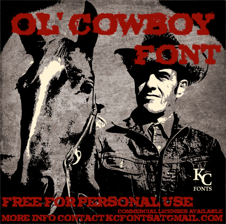 Ol' Cowboy字体 1