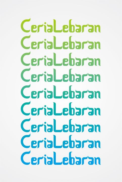 Ceria Lebaran字体 2