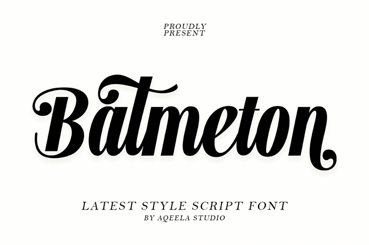 Batmeton字体 1