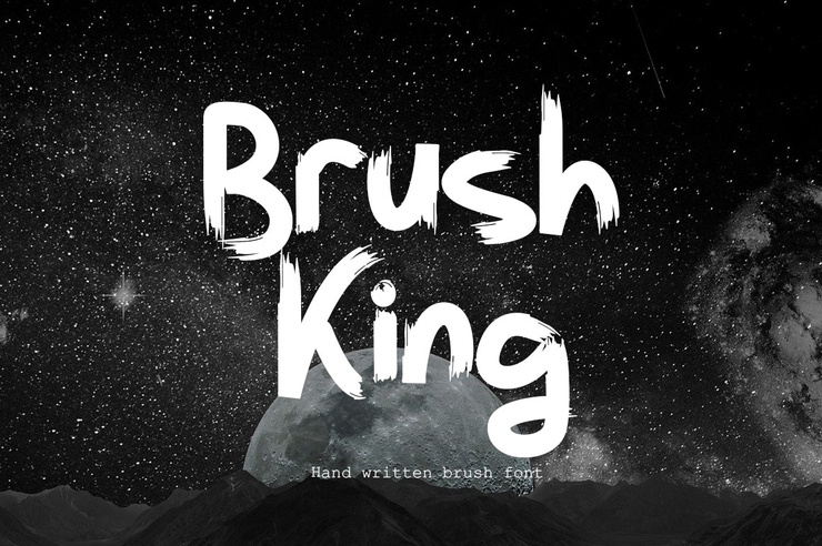 Brushking字体 4