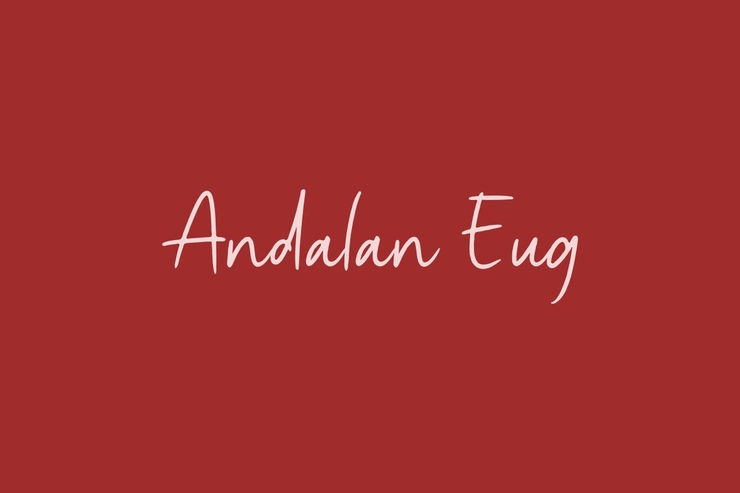 Andalan Eug字体 1