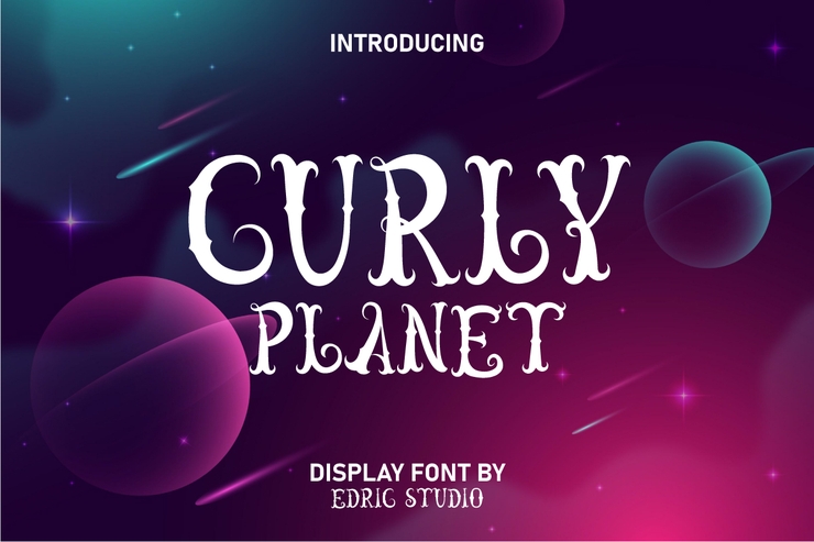 Curly Planet字体 3