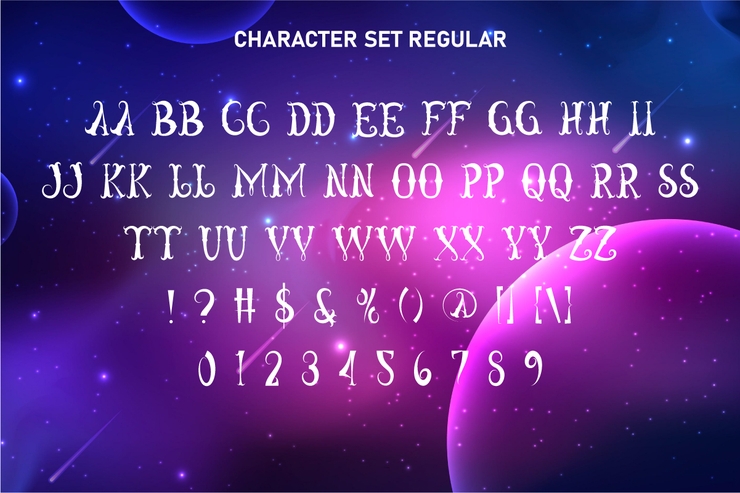 Curly Planet字体 6