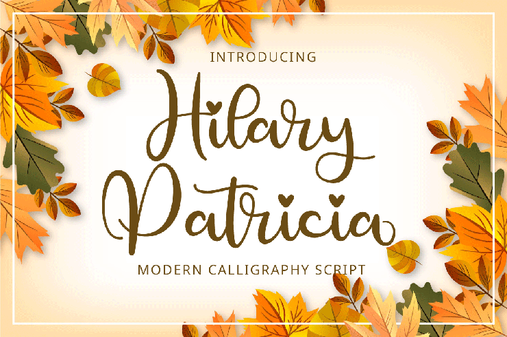 Hilary Patricia字体 2