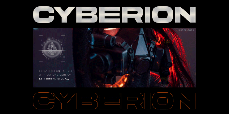 Cyberion字体 1
