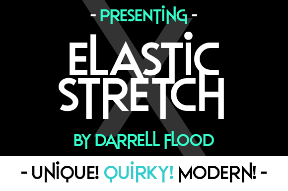 Elastic Stretch字体 1