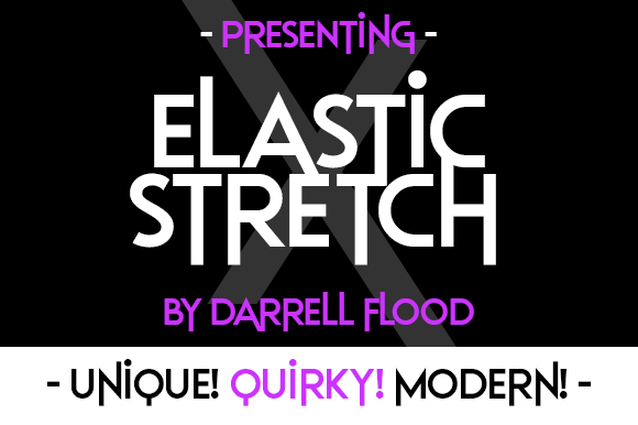 Elastic Stretch字体 2