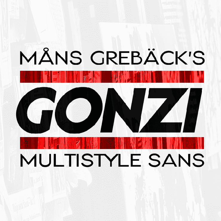 Gonzi Condensed字体 2