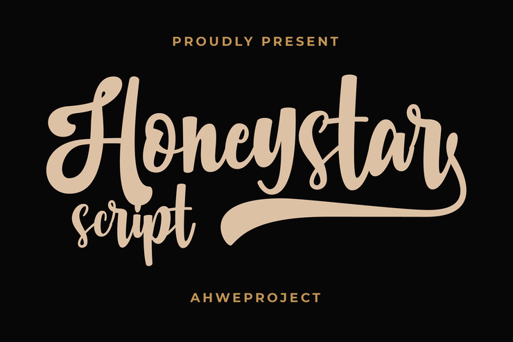 Honeystar字体 2