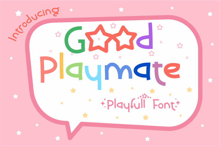Good Playmate字体 3