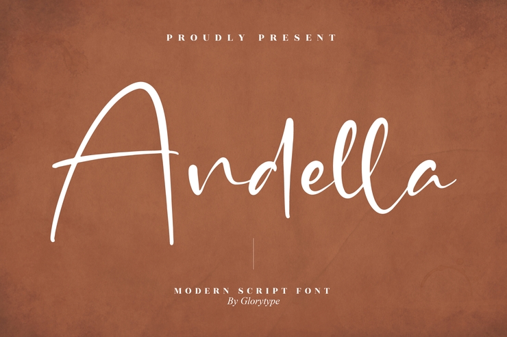 Andella字体 10