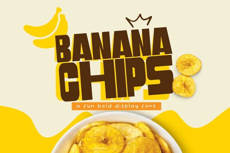 Banana Chips字体 1