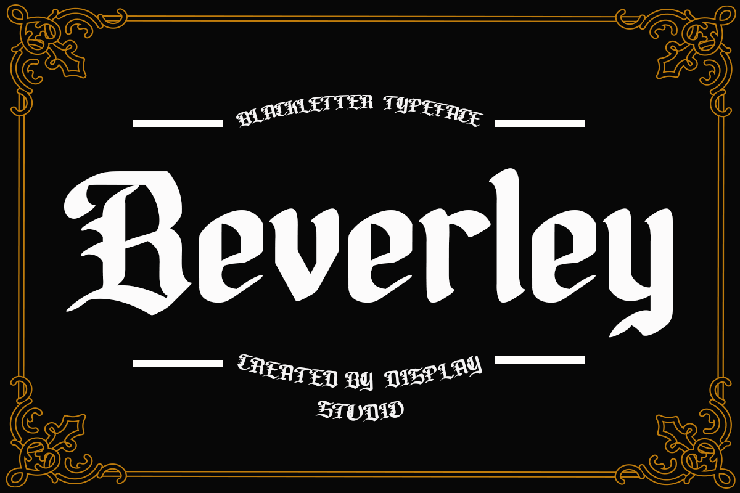 Beverley字体 1