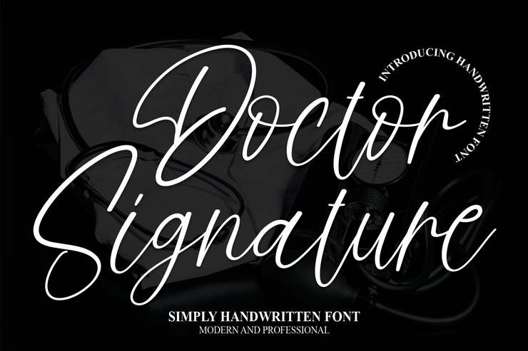 Doctor Signature字体 1