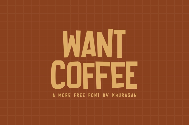Want Coffee字体 1