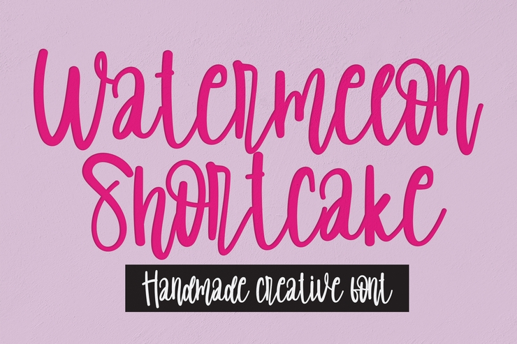 Watermelon Shortcake字体 1