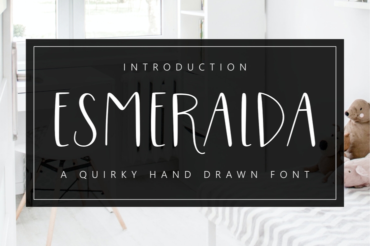 Esmeralda Handwritten字体 5