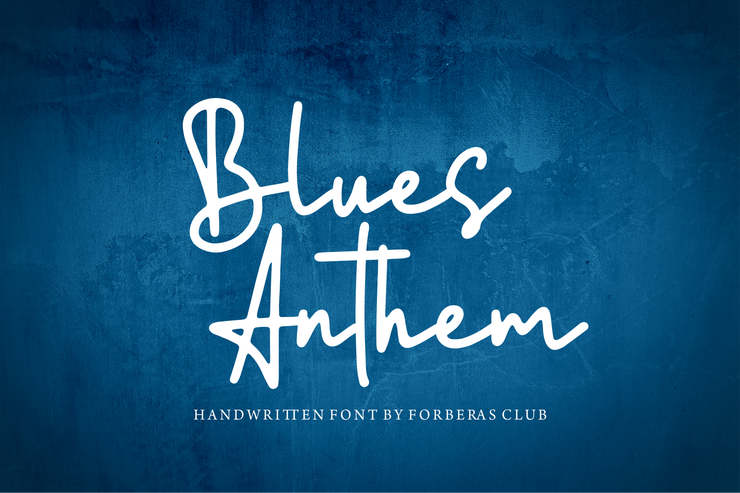Blues Anthem字体 3