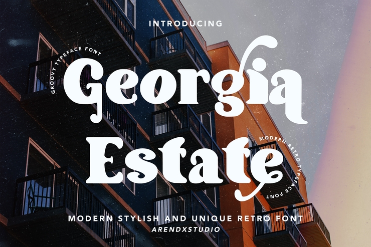 Georgia Estate字体 1