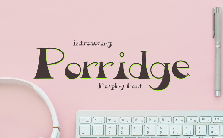 Porridge字体 1