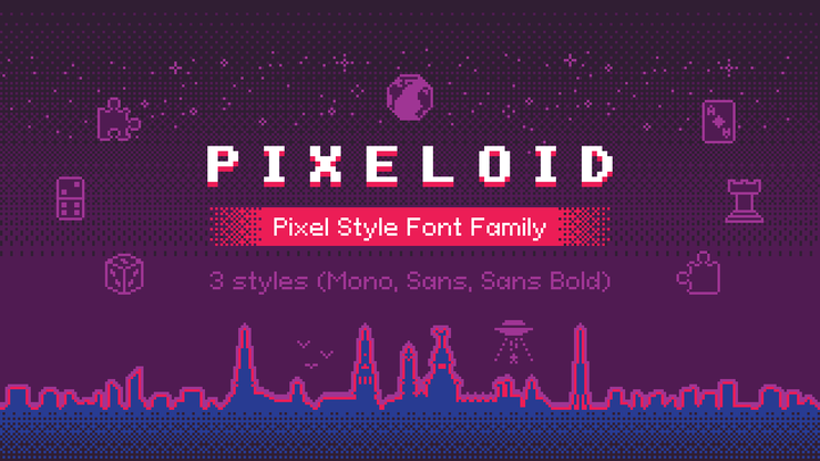 Pixeloid字体 1