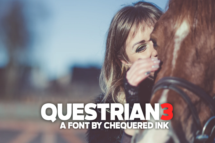 Questrian 3字体 2