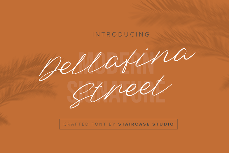 Dellafina Street字体 1