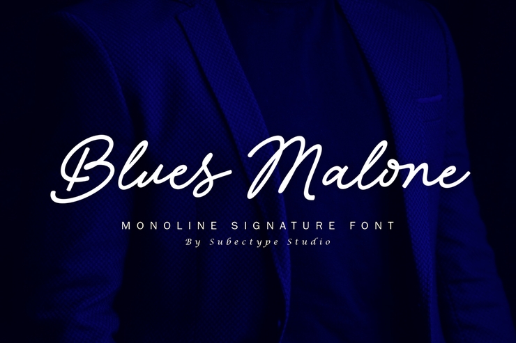Blues Malone字体 2