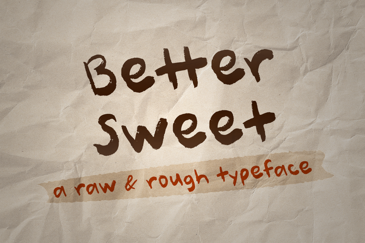 Better Sweet字体 1