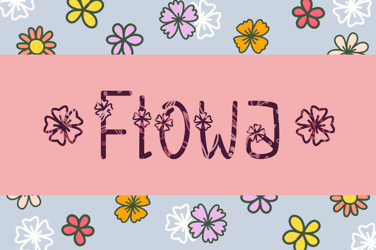 Flowa字体 1