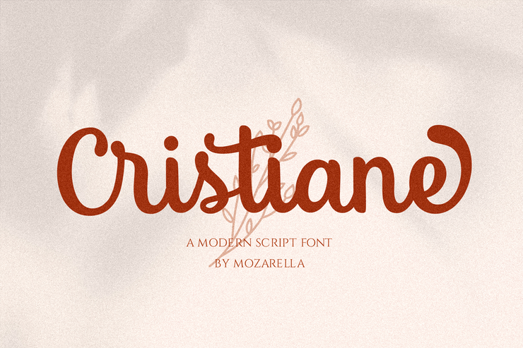 Cristiane字体 3