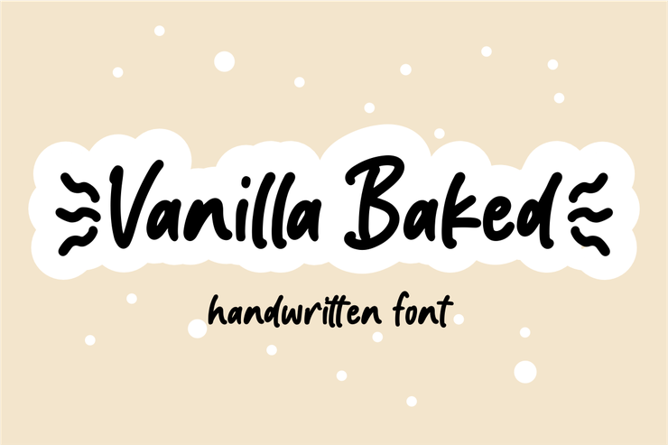 Vanilla Baked字体 1