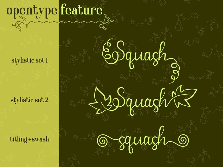 Squash Spread字体 4