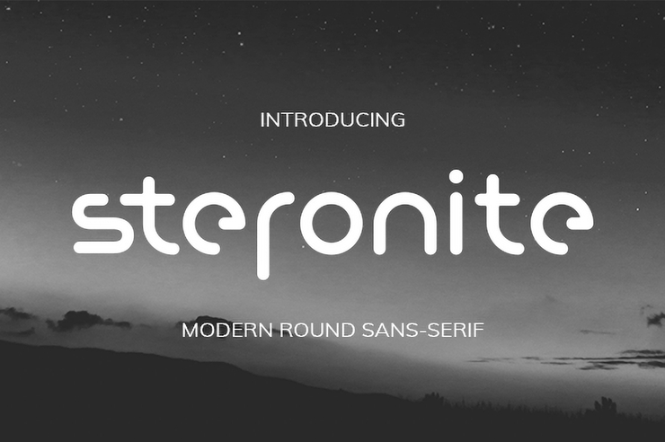 Steronite字体 1